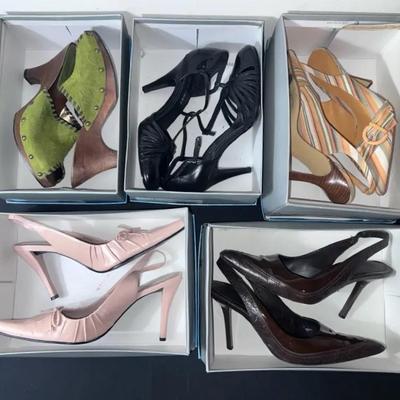 Nine West Size 7 & 6-1/2 Shoes (5 Pair)