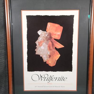 Wulfnite 1990 36th Annual Tucson Gem & Minearl Show Framed Print