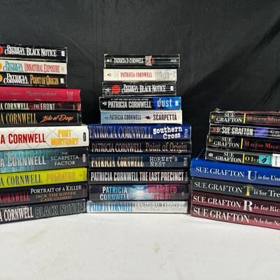 Patricia Cornwell & Sue Grafton Books