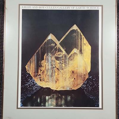 Lillie And Roy Cullen Gallery Of Earth Science Poster Framed 