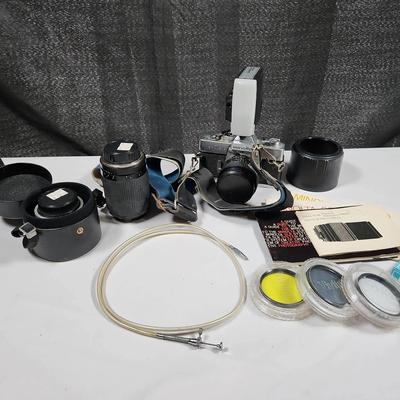 Minolta SRT202 Camera Lot 