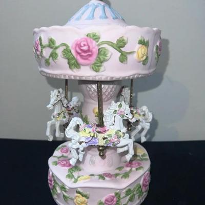 Musical Ceramic Carousel