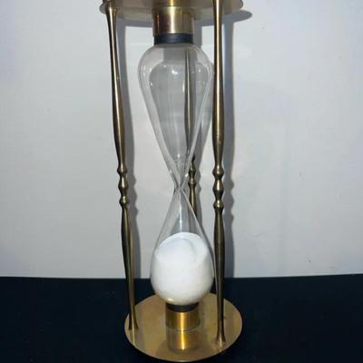 Solid Brass Hand-crafted Hourglass - Made in Taiwan