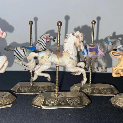 Westminster Carousel Collection - Horses, Lion, Zebra & Elephant!