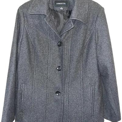 Dark Gray London Fog Coat (Size XL)