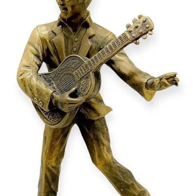 Hallmark Keepsake Gold Crown Exclusive Elvis Presley Brass-Plated Ornament