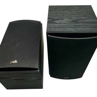 Pair of Polk Audio T15 Bookshelf Speakers – Black