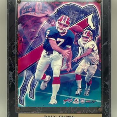 Doug Flutie Buffalo Bills Framed Photo Plaque – Approx. 10.5” x 14”