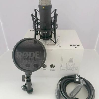 RØDE Studio Condenser Microphone Kit with Shock Mount, Pop Filter & XLR Cable (In Box)