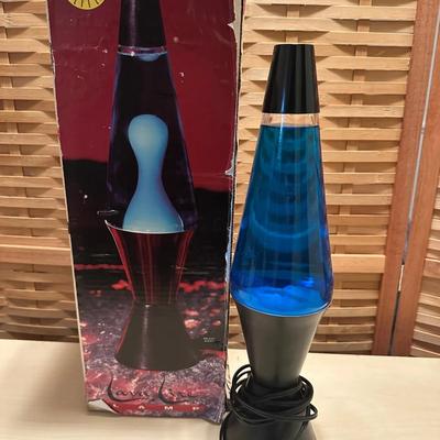 Lava Lite Original Blue Lava Lamp w/ Box (Model 8403)