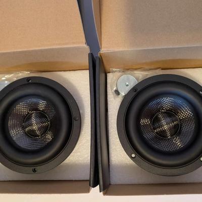 Pair of EPIQUE by Dayton Audio 5.5" Carbon Fiber Cone Passive Radiators (Model E150HE-PR)