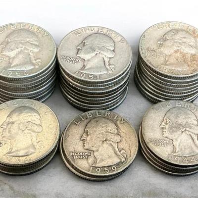 Washington Silver Quarters (40 Count) (CVO108)