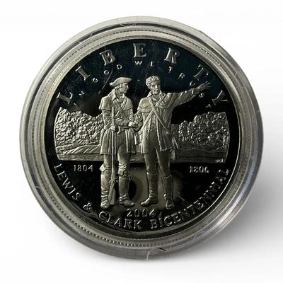 Proof 2004-P Lewis & Clark Bicentennial Silver Dollar (CVO12)