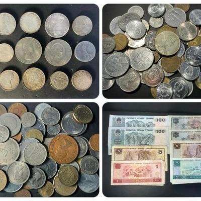 Foreign Coins & Currency Collection (CVO114)