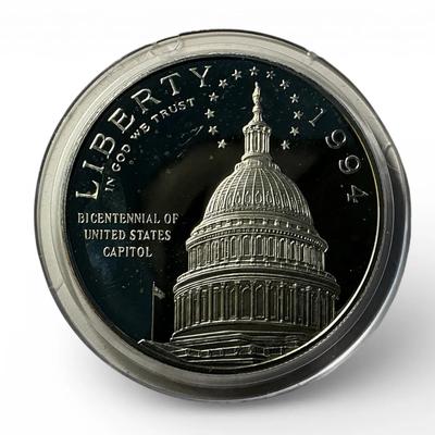 Proof 1994-S Bicentennial of the Capital Silver Dollar (CVO48)