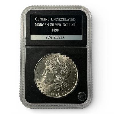 1898-P BU Morgan Silver Dollar (CVO34)