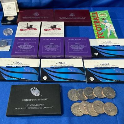 Clad Coins, Eisenhower Dollars, Commemorative Coins