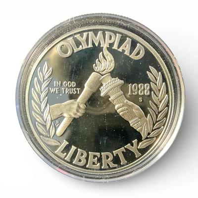Proof 1988-S Olympiad Silver Dollar (CVO3)