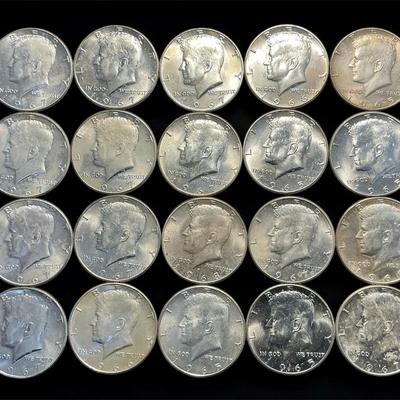 Kennedy 40% Silver Half-Dollars (20 Count) (CVO81)