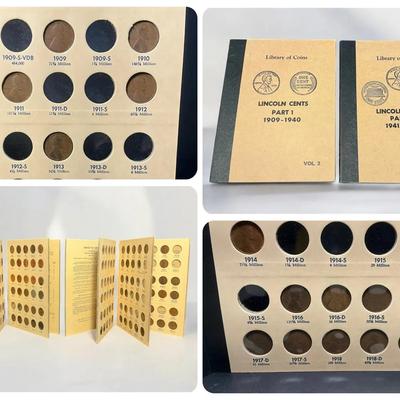 Library of Coins Lincoln Cents 1909-1968 (Incomplete) (CVO79)