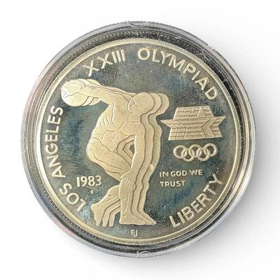 Proof 1983-S Los Angeles XXIII Olympiad Silver Dollar (CVO4)