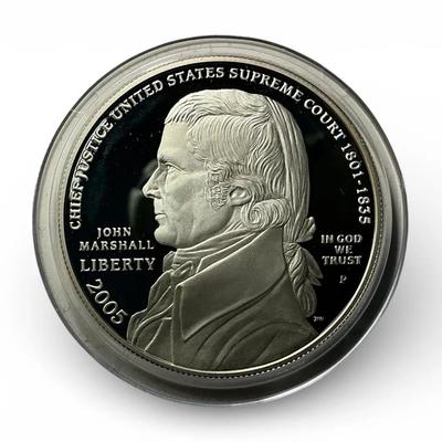 Proof 2005-P John Marshall Silver Dollar (CVO50)