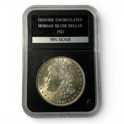 1921-P BU Morgan Silver Dollar (CVO18)
