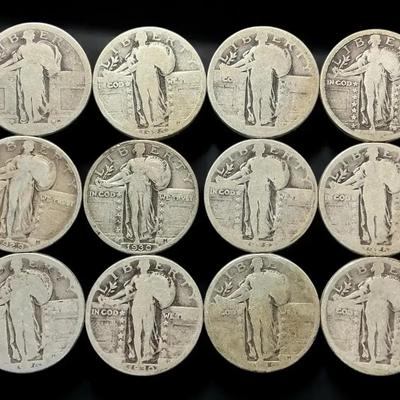 Standing Liberty Silver Quarters (12 Count) (CVO85)