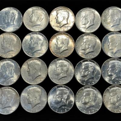 Kennedy 40% Silver Half-Dollars (20 Count) (CVO80)