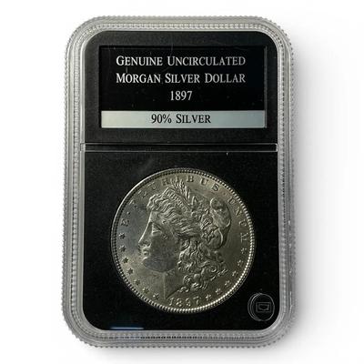 1897-P BU Morgan Silver Dollar (CVO33)