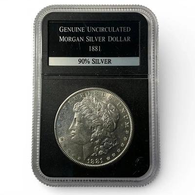 1881-S BU Morgan Silver Dollar (CVO22)