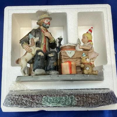 Emmett Kelly Jr. 65th Birthday Commemorative Porcelain Figure
