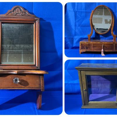 Shaving Mirrors & Shadowbox (9.5 x 18 x 22 Largest)