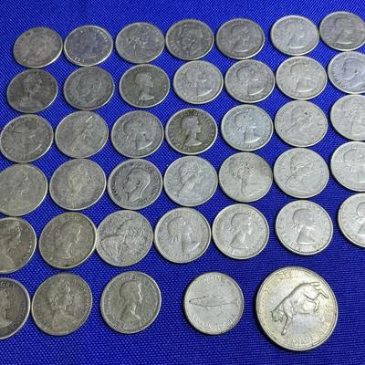 Canadian Silver Dimes And More 