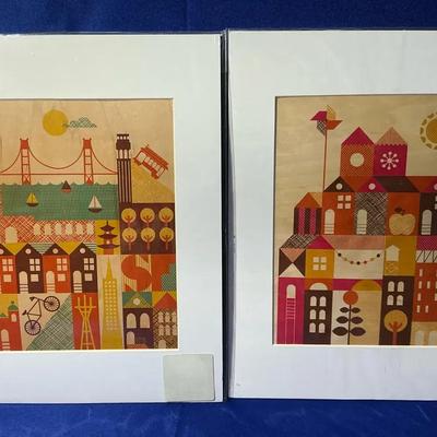 Print On Wood San Francisco And Mod House (11 x 14)