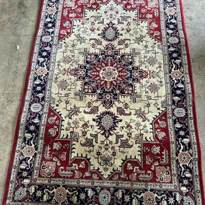 Rug Burgundy With Center Medallion 3’7x5’8” 