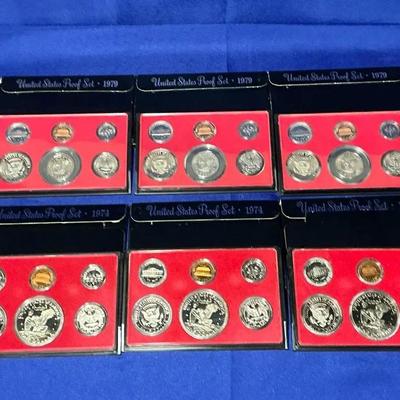 1974 & 1979 Proof Sets 