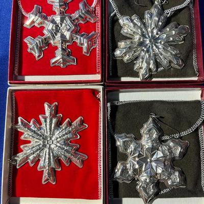 Gorham Sterling Silver Snowflake Ornament 