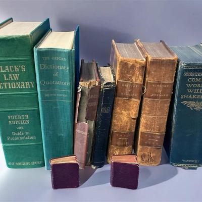 Antique Books & More - David Copperfield, Complete Works of Shakespeare 