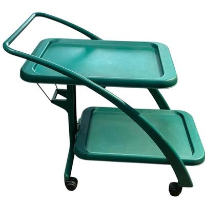Rolling Plastic Two Tier Cart