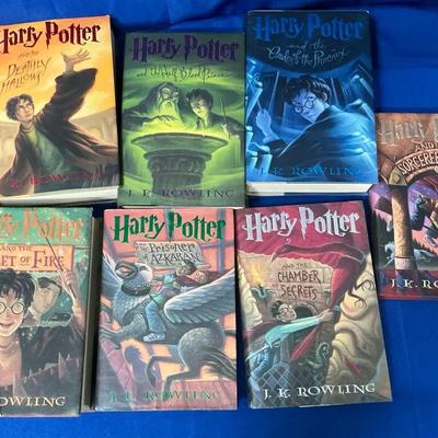 Harry Potter Complete Hardback Series First American Editions