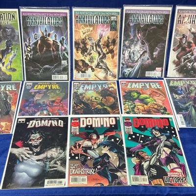 Annihilators, Empyre, & Domino Comic Books
