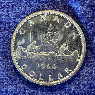 1966 Canadian Silver Dollar (.800 Silver) 
