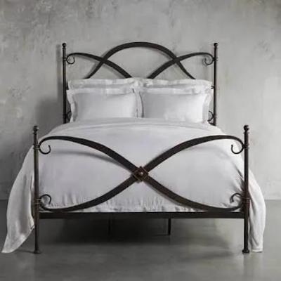 Arhaus St. Lucia Queen Iron Bed Frame (Frame Only) (62 x 63 Headboard)