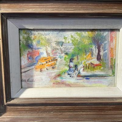 Belle Porecki New York Street Scene Chalk Paint 