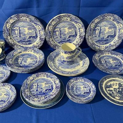 Spode Italian Blue & White China - Inc Spode Blue Room