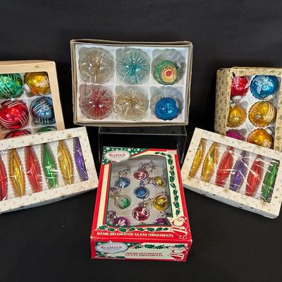 Glass Vintage Ornaments 