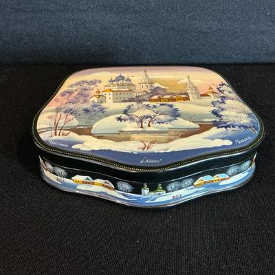 Russian Lacquer Trinket Box V