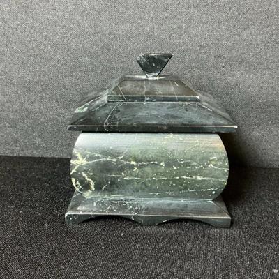 Black Stone Jewelry Box 