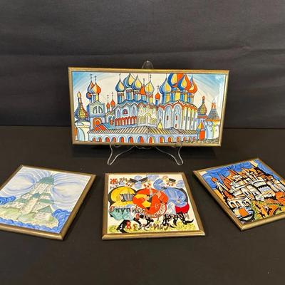 Russian Folk Art Tiles